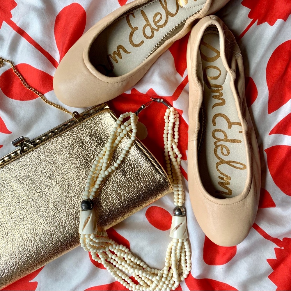 Sam Edelman Fritz Nude Ballet Flat